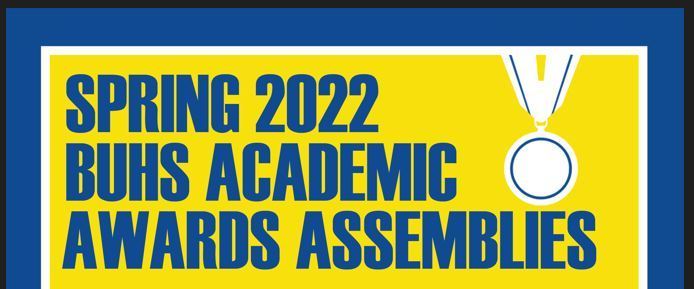 Spring 2022 awards assemblies