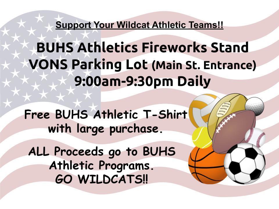BUHS Fireworks Stand