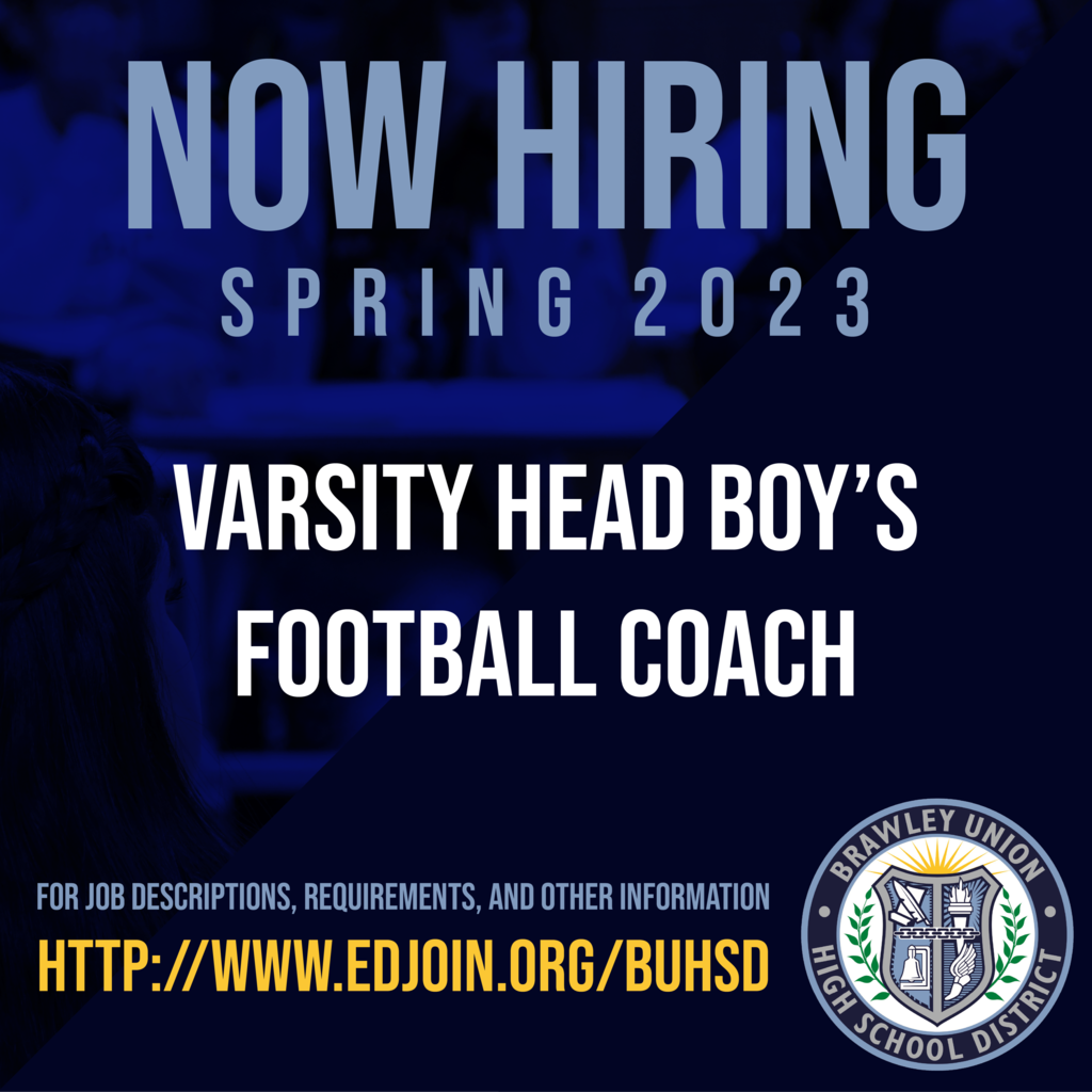 varsity head football coach position