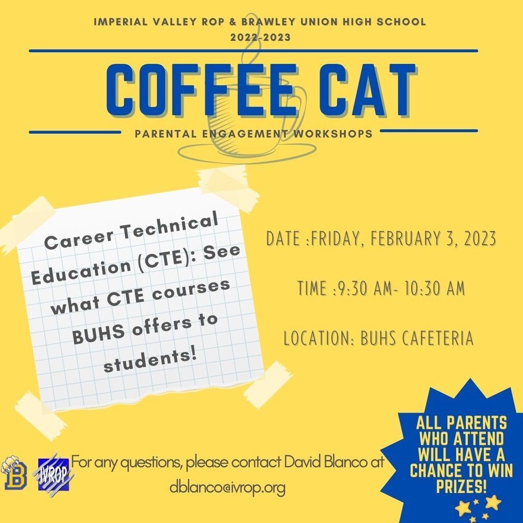 Coffee Cat Flyer Feb 3