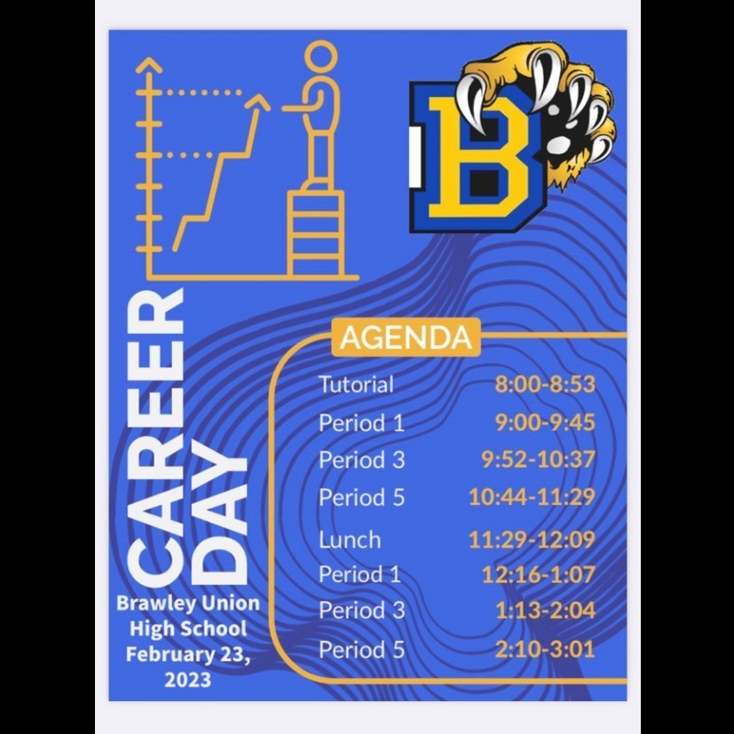 Career Day Flyer Schedule
