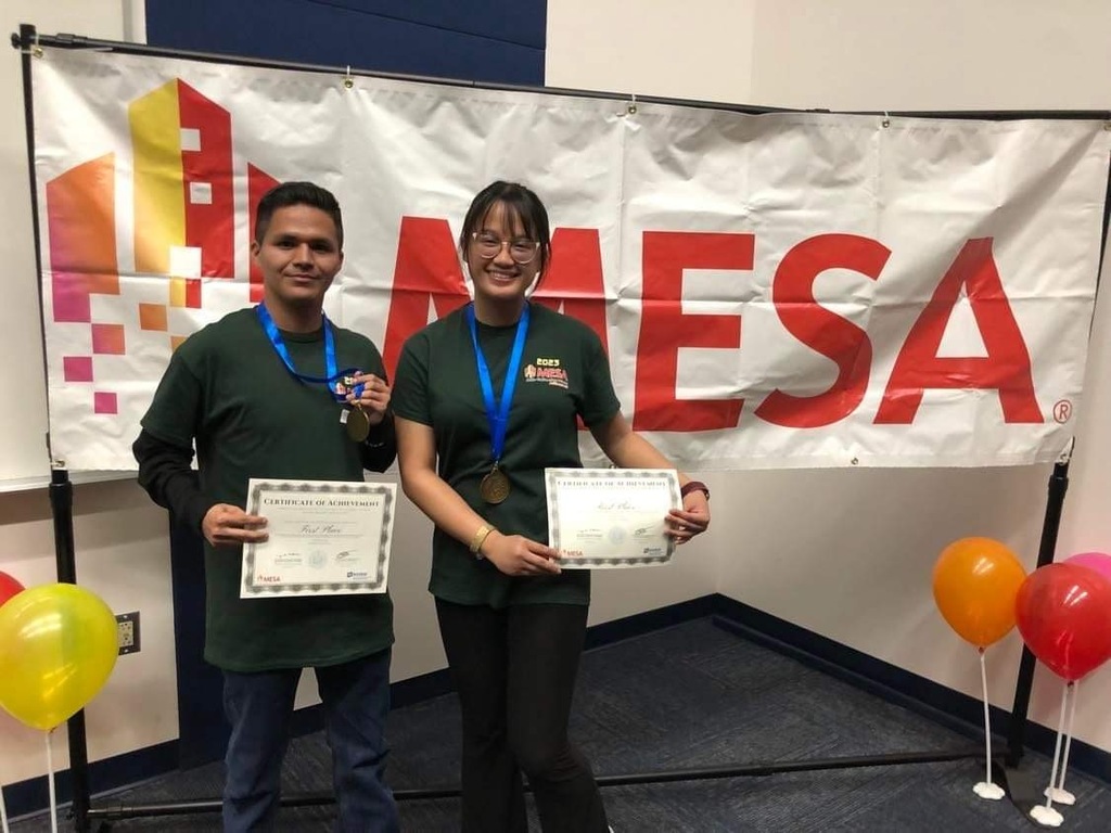 Charles and Marie at the MESA Competition