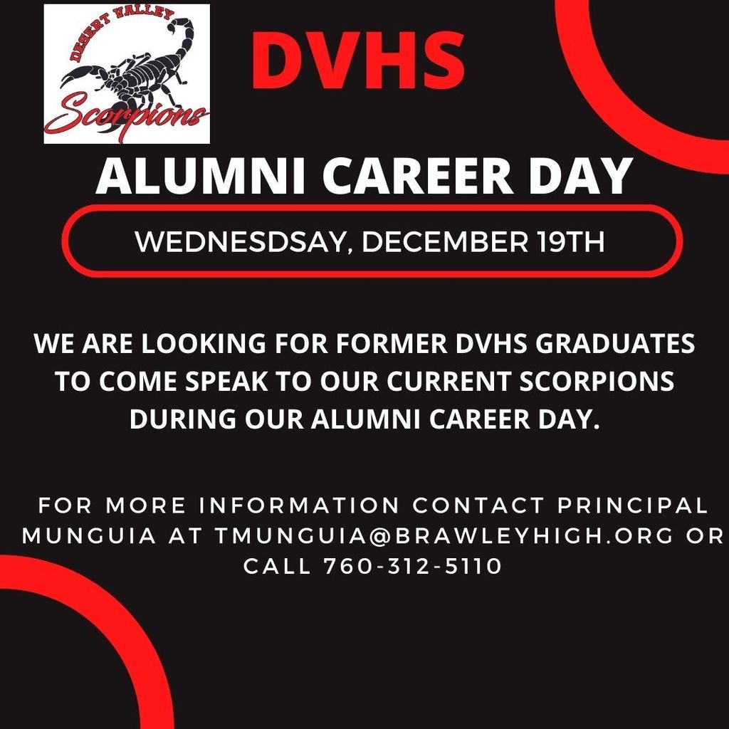 DVHS Alumni Career Day